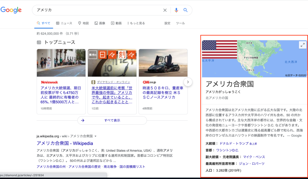 ナレッジパネル